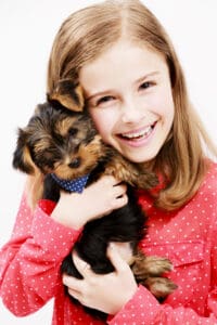 are yorkies good with kids